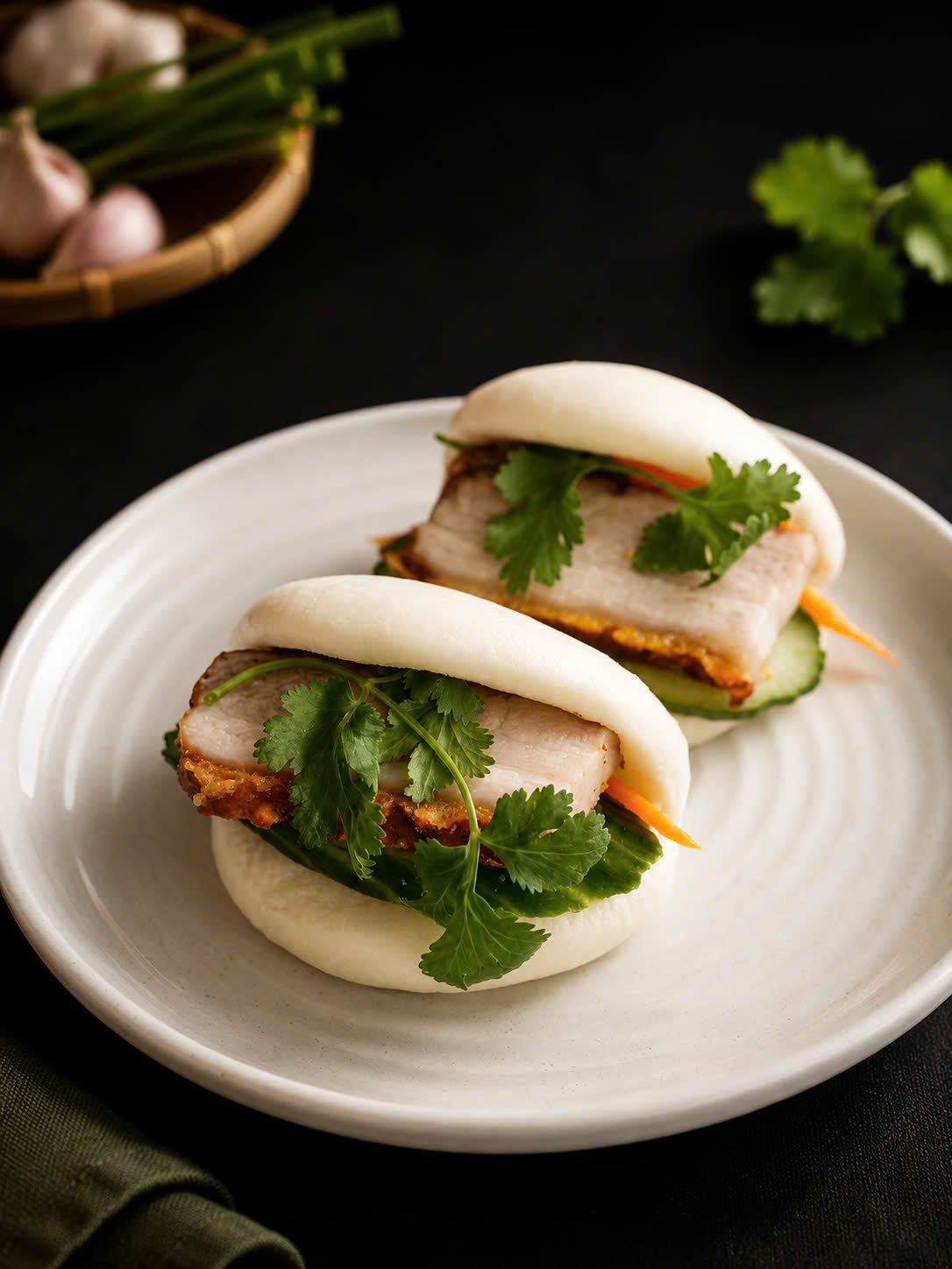 Roast Pork Steamed Buns